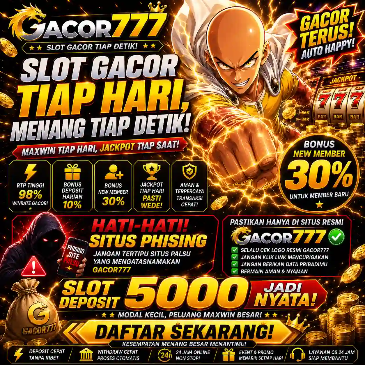 GACOR777: Jago-an Situs Deposit 5000 Akses Andalan Link Slot Gacor Hari Ini